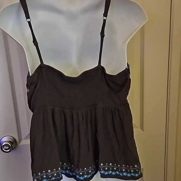 Torrid Brown Embellished Tank Top Size 2X - Picture 4 of 6